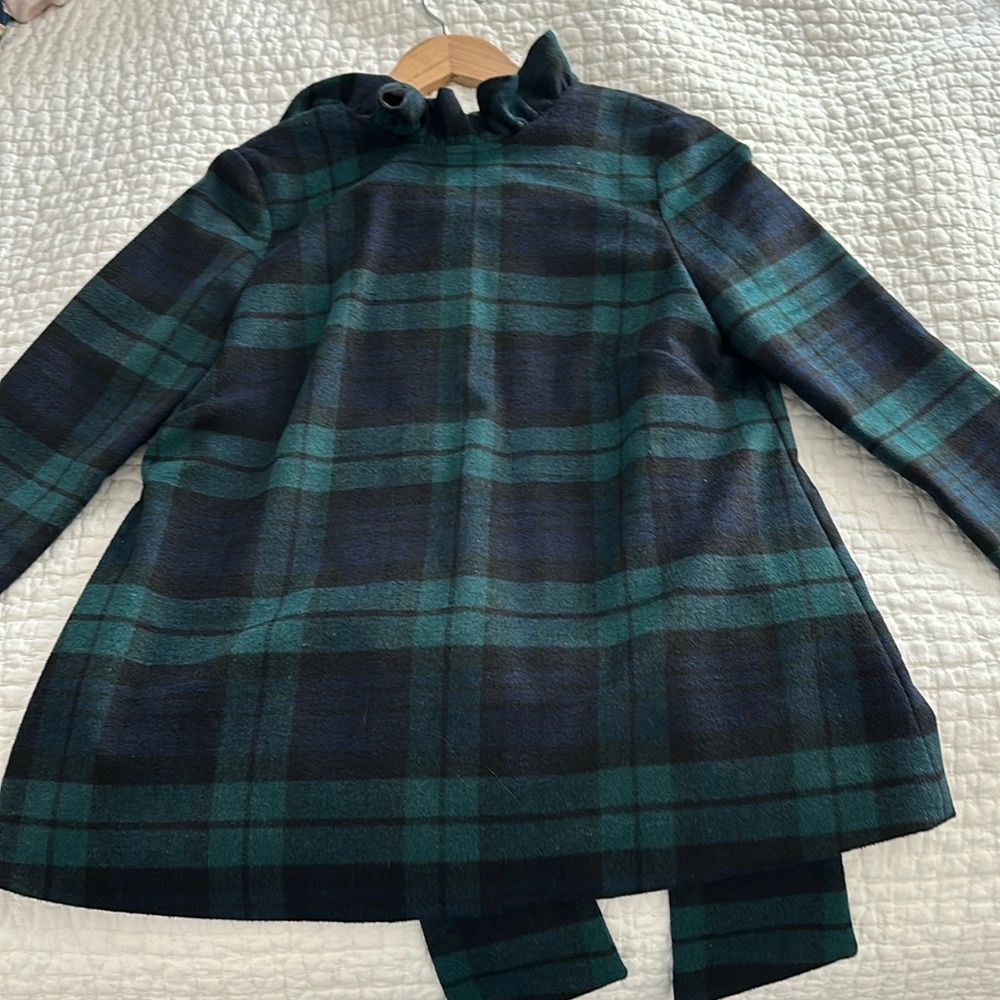 Tuckernuck blackwatch plaid bow top